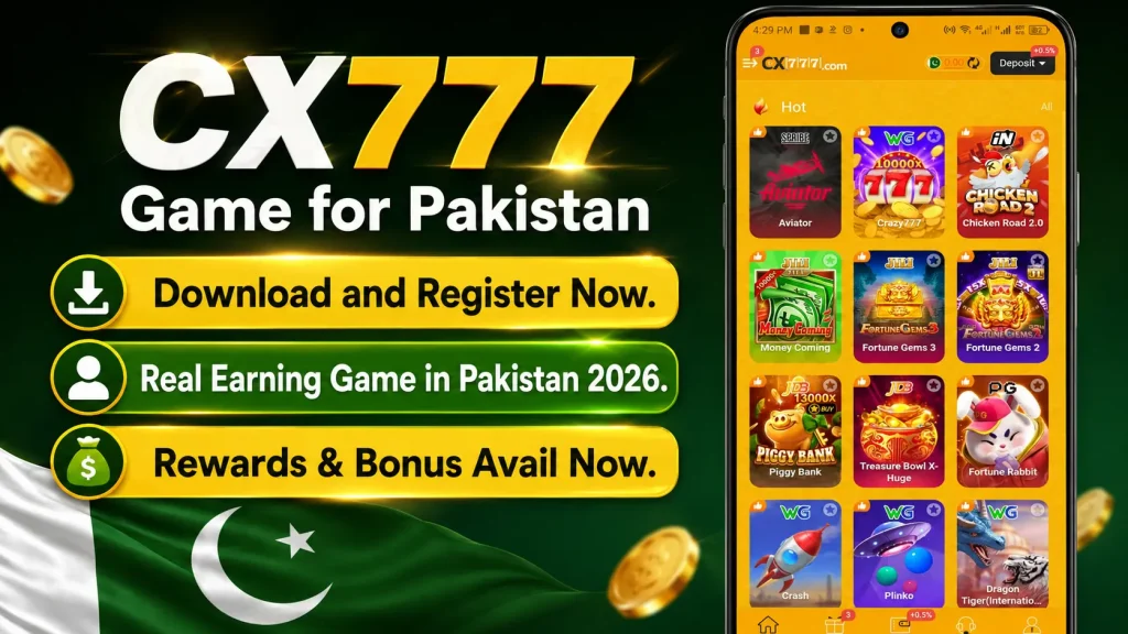 CX777 Game APK Download Pakistan